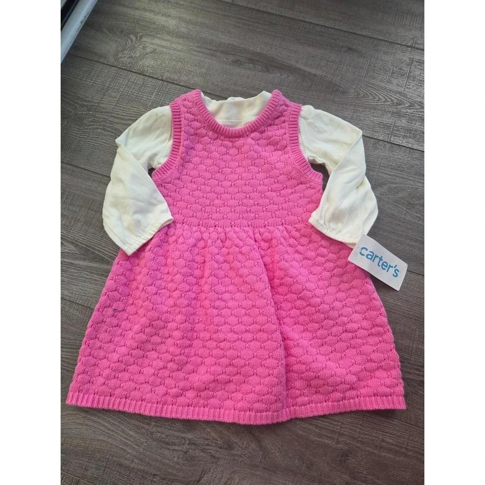 Carter's baby girl dress 12 mos